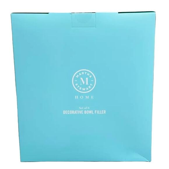 Martha Stewart Decorative Carrots Spring Floral Easter Bowl Filler 6pc New - Picture 5 of 6